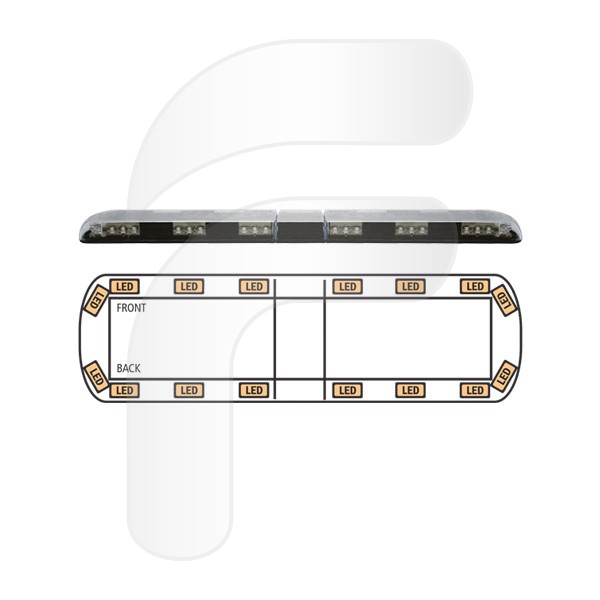 PUENTE LUMINOSO LED 12/24V 1372 MM